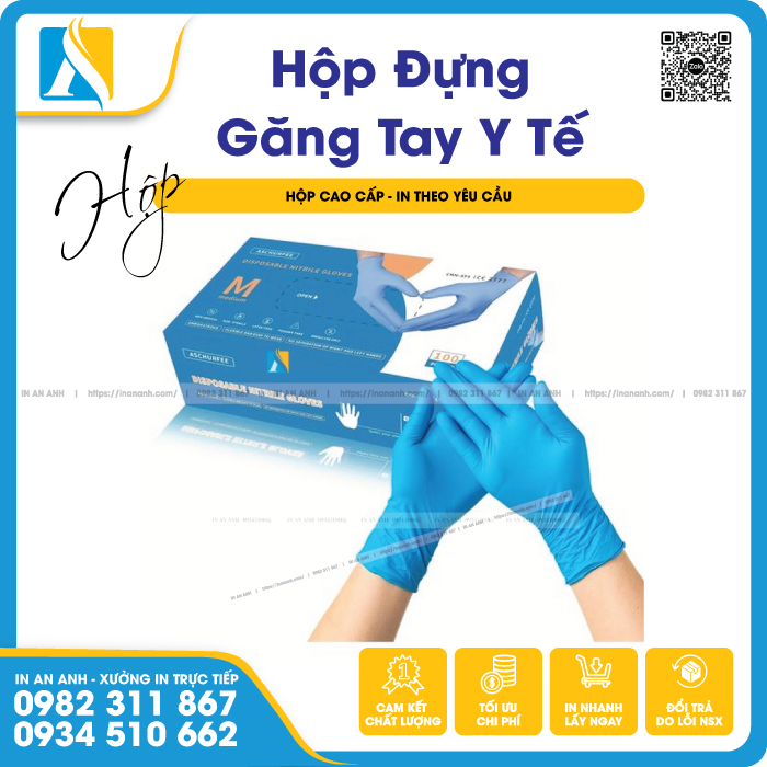 Hộp đựng găng tay y tế đúng tiêu chuẩn
