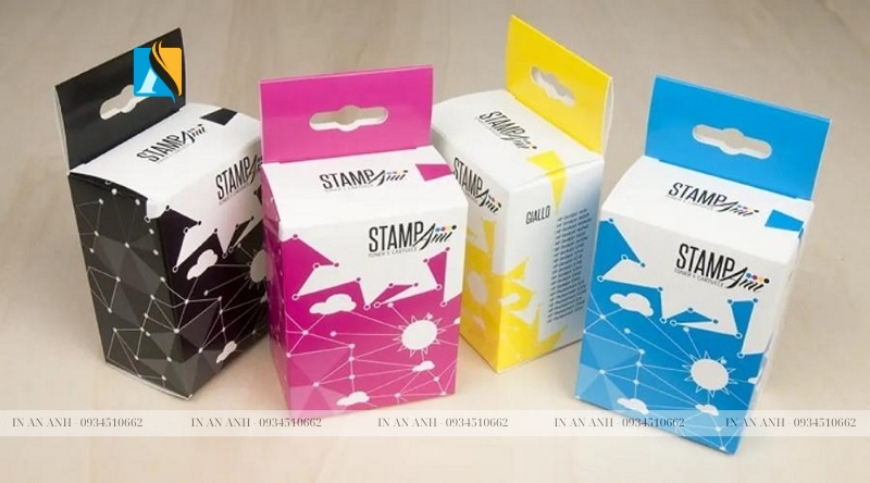 in hộp giấy đựng hộp mực máy in