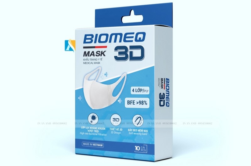 Hộp đựng khẩu trang túi 10 gói