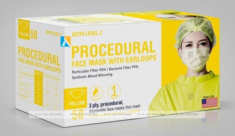 Hộp khẩu trang nắp mở 50 chiếc