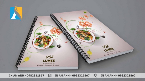 Menu nhựa PVC chống nước bền đẹp