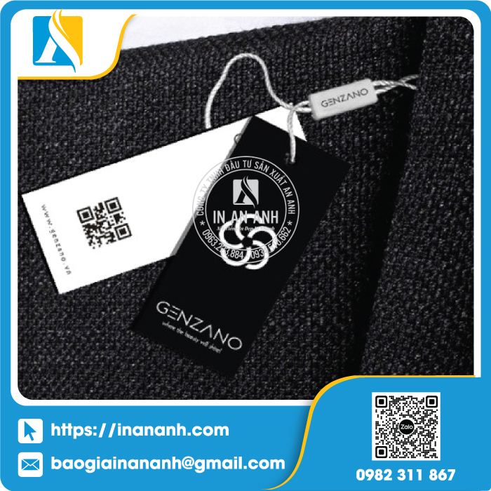 Dịch vụ in nhãn mác quần áo chất lượng, giá rẻ theo yêu cầu tại In An Anh