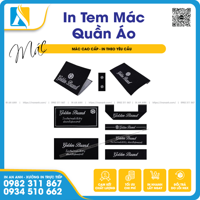 In nhãn mác quần áo tại In An Anh đa dạng, nhiều sự lựa chọn cho bạn lựa chọn