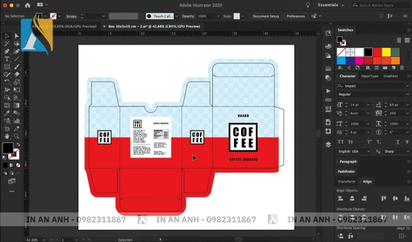 Ưu tiên sử dụng hệ màu CMYK để cho hình ảnh đúng với bản in thức tế