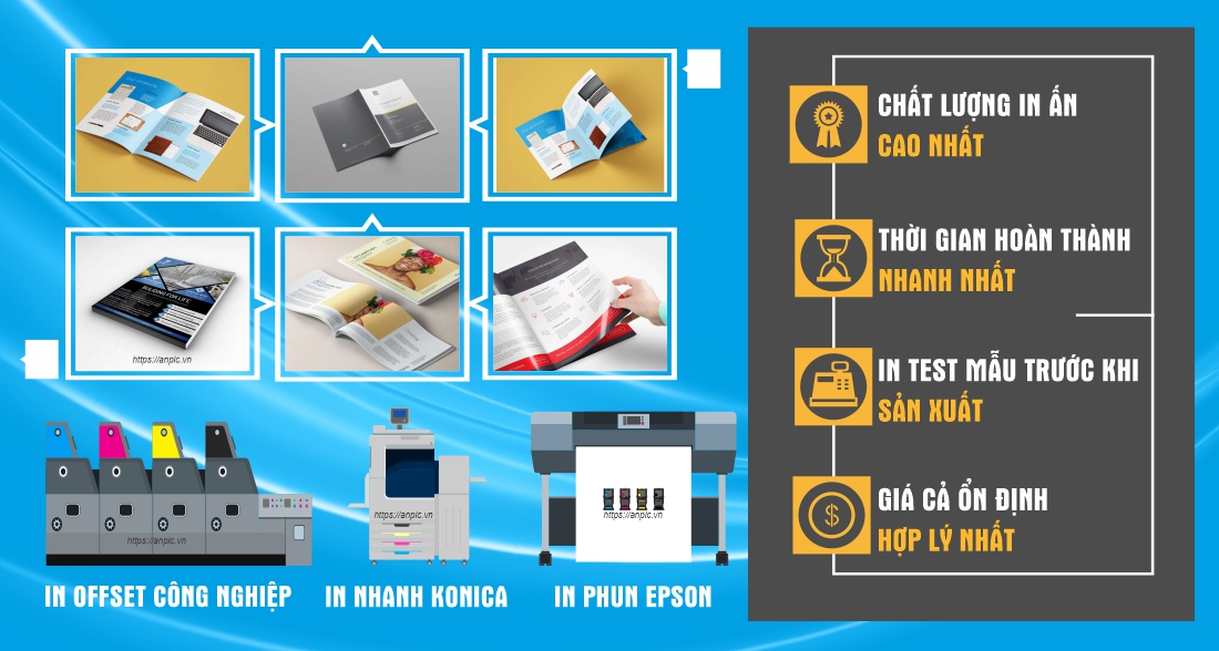 In ấn Profile nhanh cấp tốc giúp doanh nghiệp “chớp thời cơ” PR thương hiệu