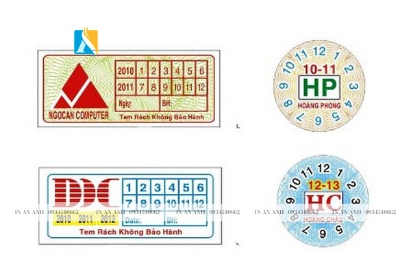 Tem vỡ là loại tem đảm bảo tính chính xác cho sản phẩm
