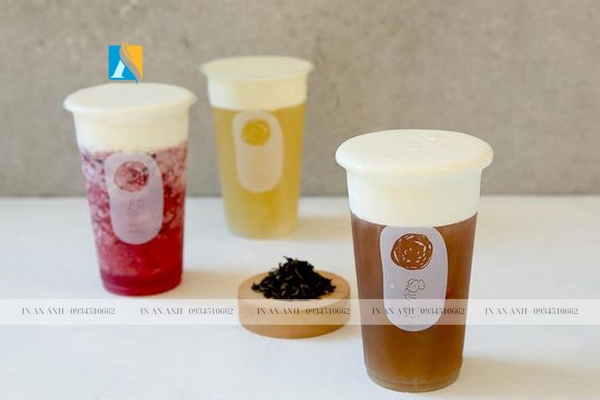 Tem dán ly thiết kế đẹp mắt và sinh động