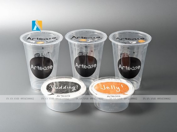 Tem dán ly thiết kế nổi bật với chi tiết đẹp mắt