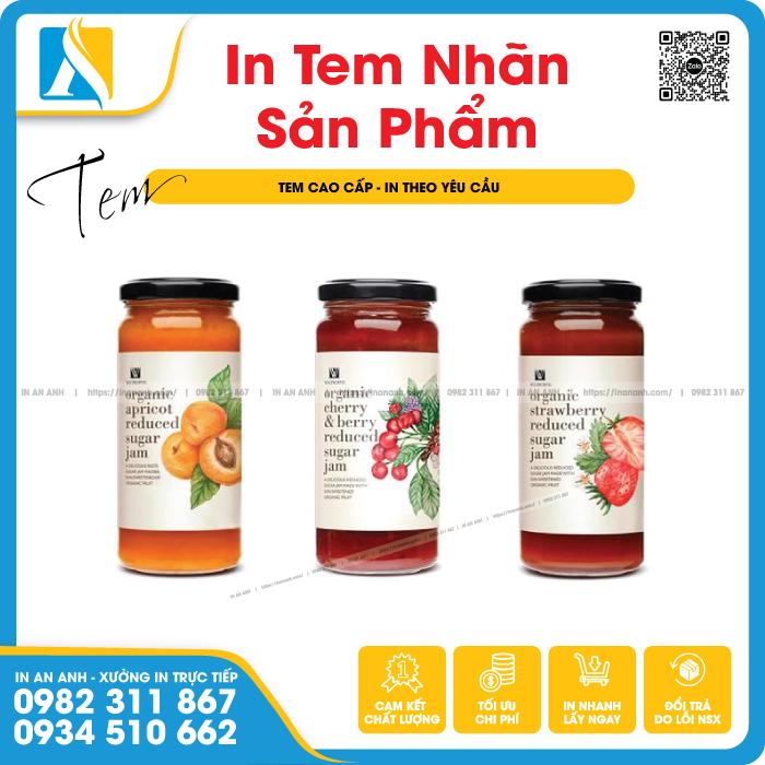 In nhãn dán sản phẩm bằng công nghệ in Offset