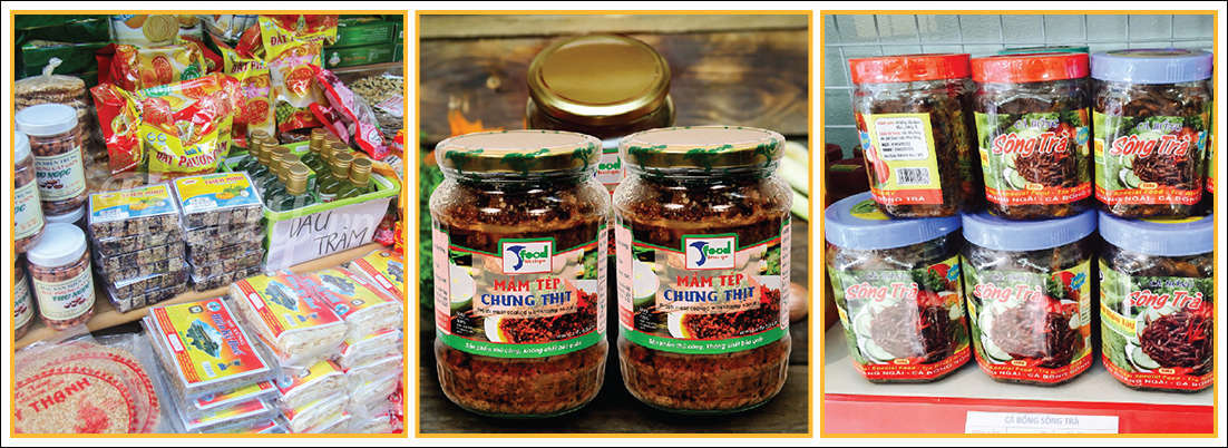 In ấn tem decal dán các loại đặc sản nổi tiếng