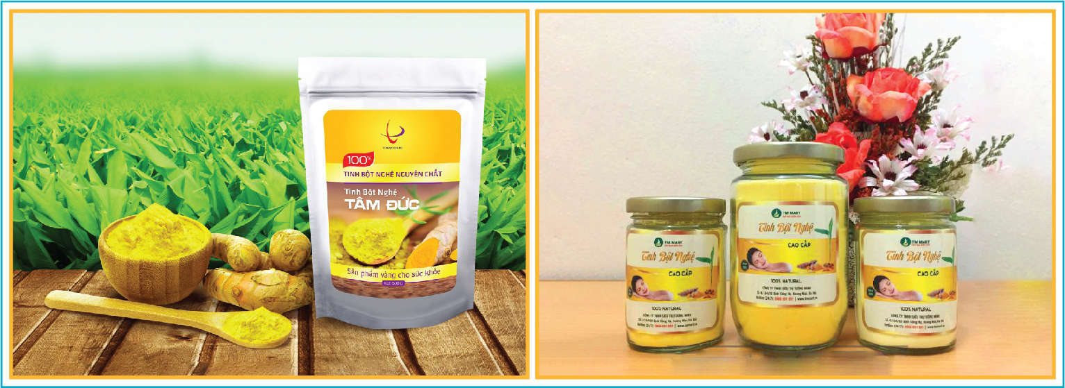 In tem decal dán lọ tinh bột nghệ