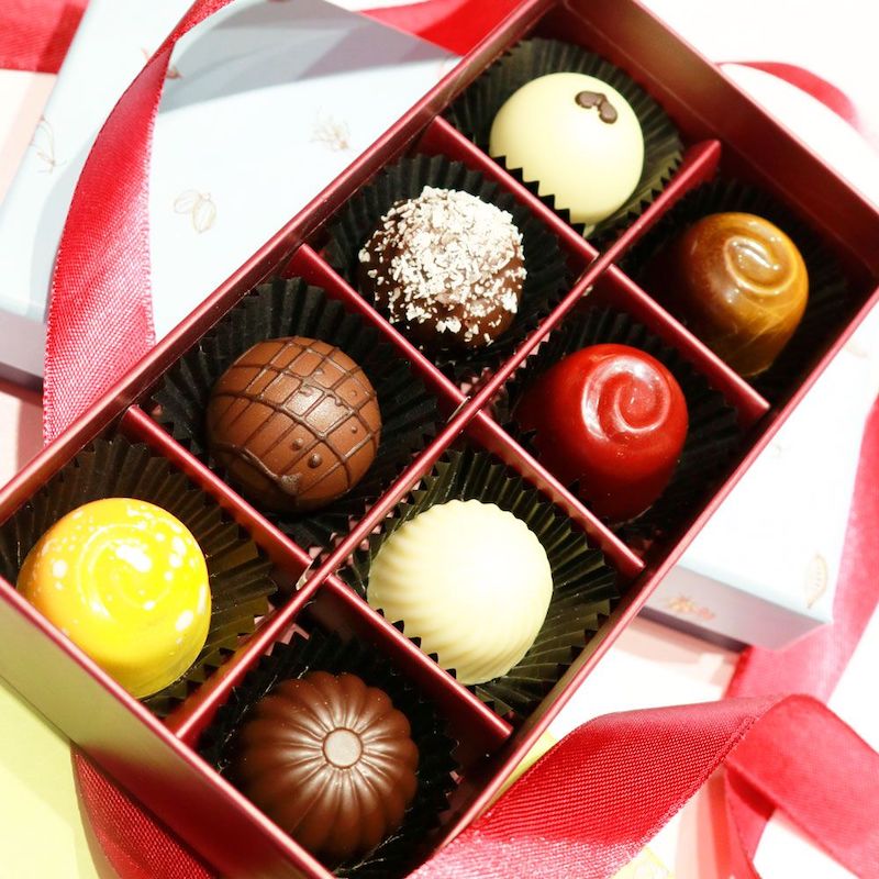 Hộp dành cho socola dạng viên