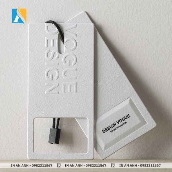 Mẫu thẻ bài treo quần áo thời trang đẹp và tinh tế