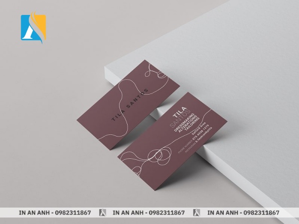 Mẫu thẻ bài đẹp thiết kế tinh tế cho sản phẩm cao cấp