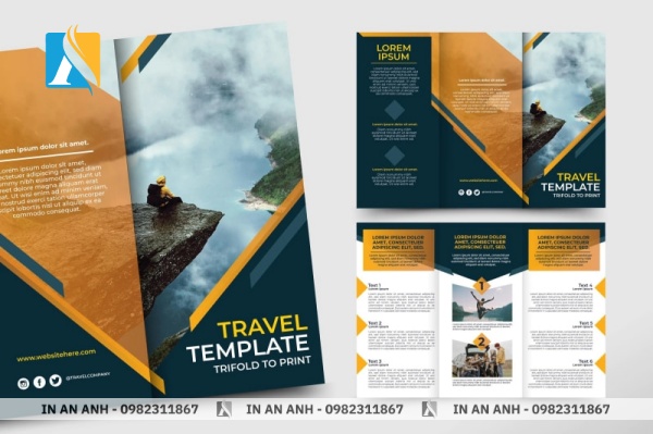 Mẫu tờ rơi du lịch thu hút khách hàng