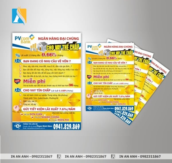 Mẫu tờ rơi A5 nhỏ gọn, dễ phát tại cửa hàng và hội chợ