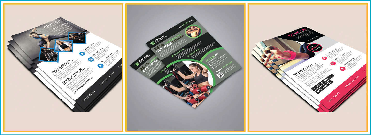 in tờ rơi phòng gym