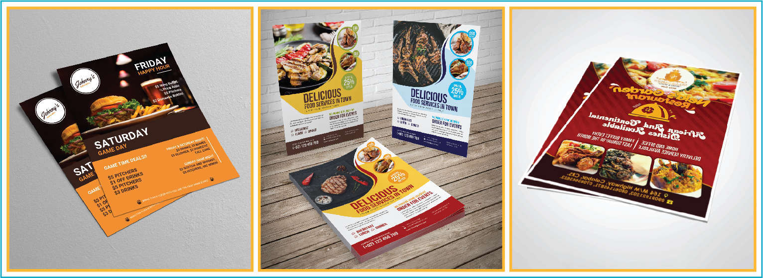 In tờ rơi quảng cáo nhà hàng