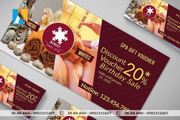 Mẫu voucher giảm giá chuyên nghiệp