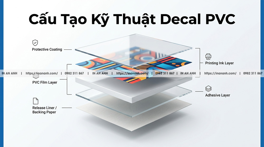 Khái Niệm Decal PVC Là Gì Cùng Phân Tích Cấu Tạo Kỹ Thuật