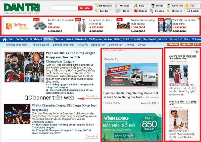 Banner trên Website