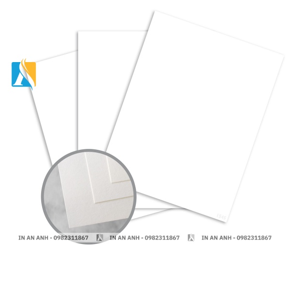 Giấy Bristol trắng mịn dùng cho in ấn