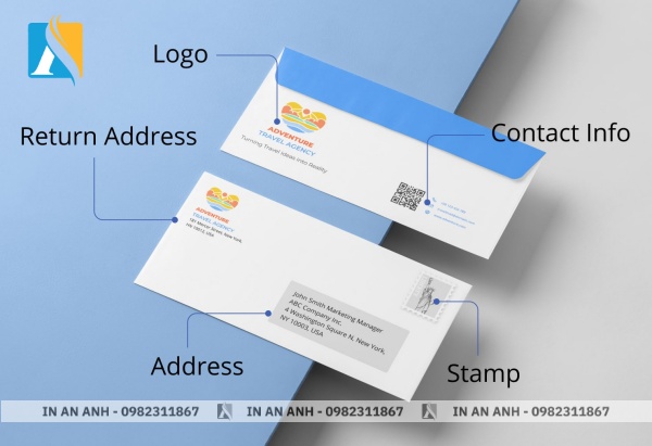 Lưu ý những thông tin cần có khi thiết kế phong bì