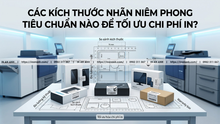 Kích Thước Tem Vỡ Tiêu Chuẩn Phổ Biến Trên Thị Trường