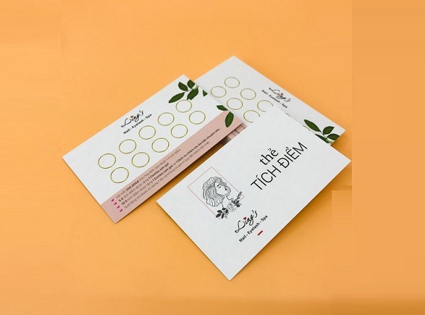 Hướng dẫn thiết kế mẫu thẻ tích điểm chuẩn trong in ấn