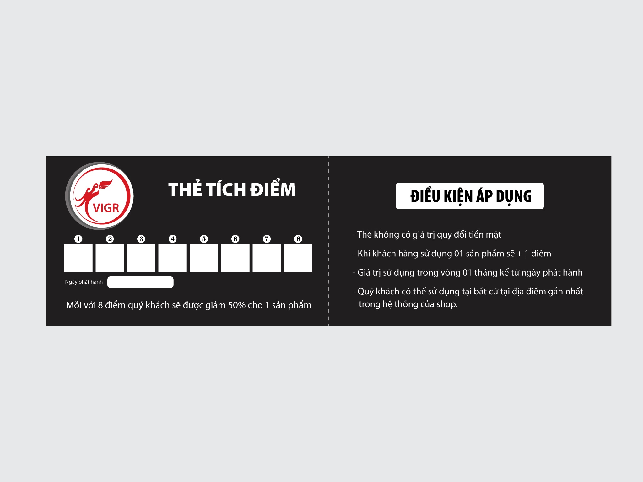 Tham khảo các mẫu thẻ tích điểm được ưa chuộng hiện nay (4)