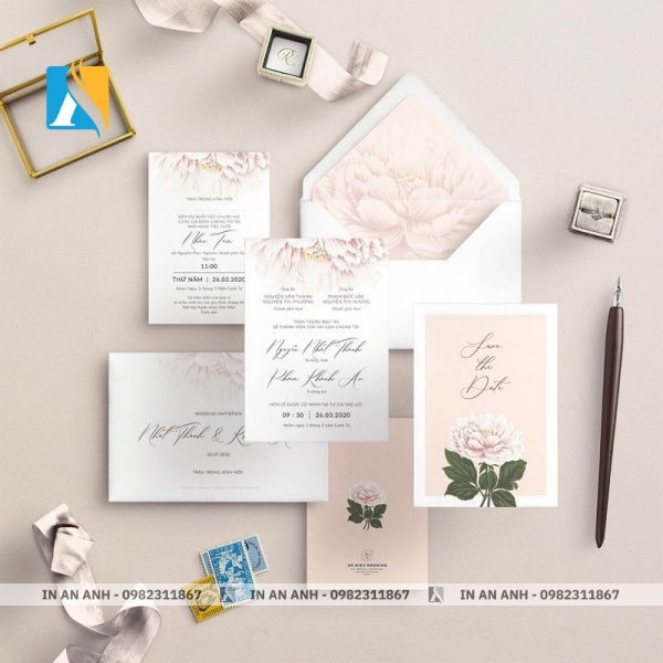 Các kích thước thiệp mời đặc biệt theo yêu cầu riêng