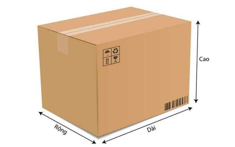 Tìm hiểu chi tiết về kích thước thùng carton