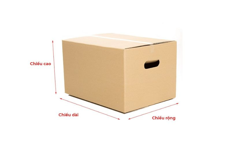 Các yếu tố cần đo của thùng carton