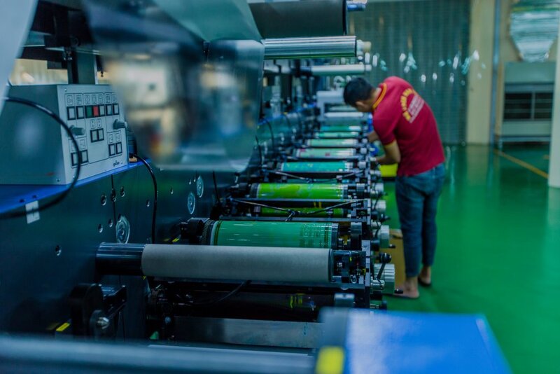 Quy trình trong việc in flexo