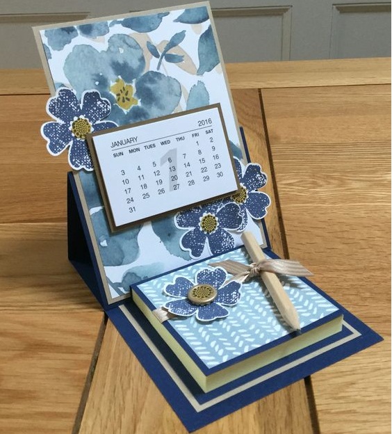 Hướng dẫn làm lịch để bàn handmade đơn giản siêu đẹp