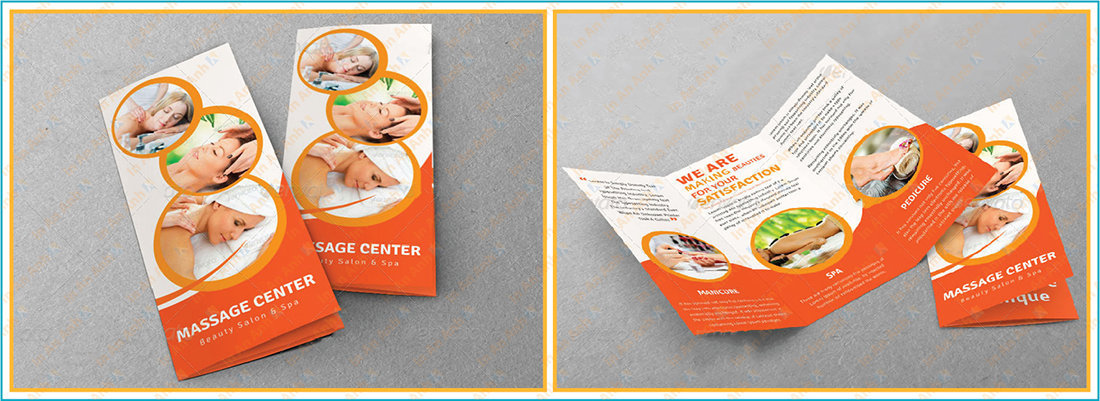 mẫu brochure quảng cáo trung tâm thẩm mỹ viện