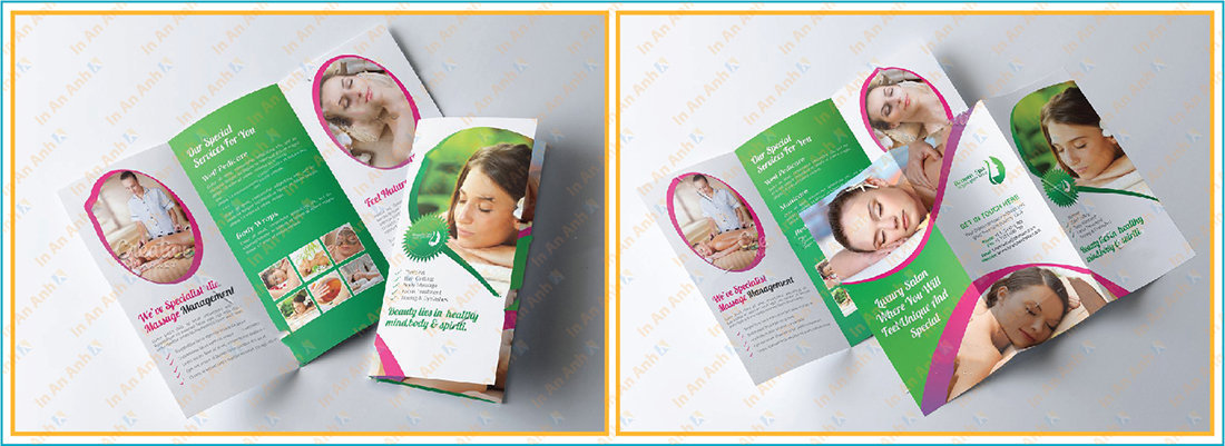 mẫu brochure spa bắt mắt