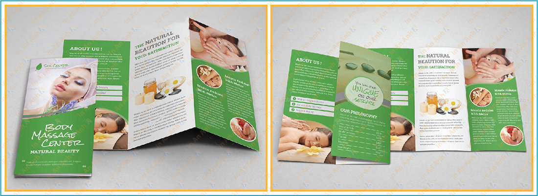 mẫu brochure spa giá rẻ