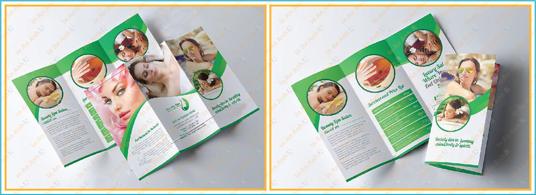 mẫu brochure viện thẩm mỹ spa