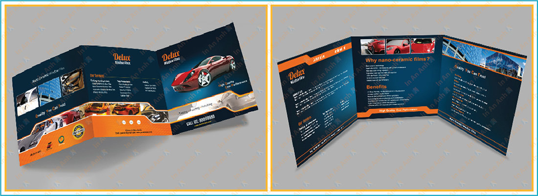 mẫu brochure xe hơi đẹp