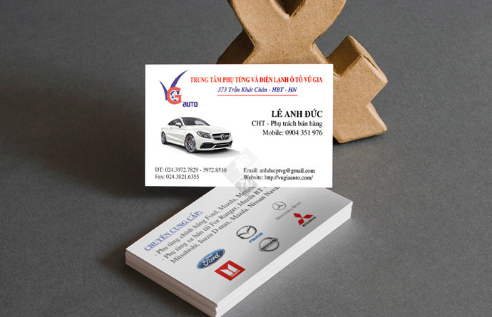 Mẫu card visit điện lạnh chuyên nghiệp số 10