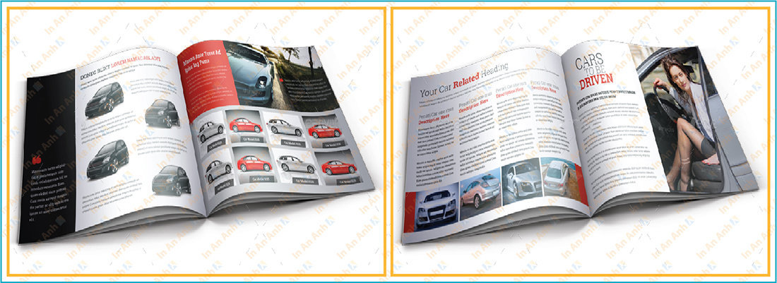 mẫu catalogue giới thiệu sản phẩm ô tô