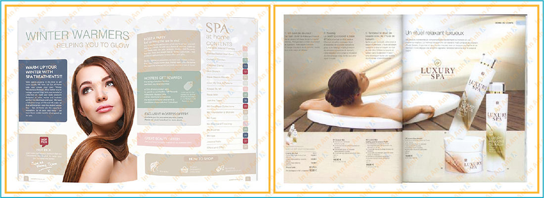 mẫu catalogue quảng cáo spa