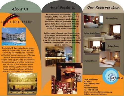 Mẫu in brochure phá cách