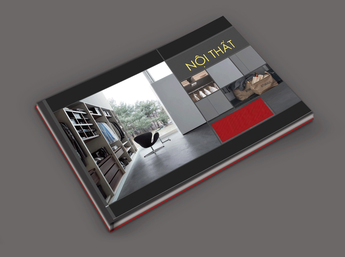 mẫu in catalogue nội thất phá cách mới lạ