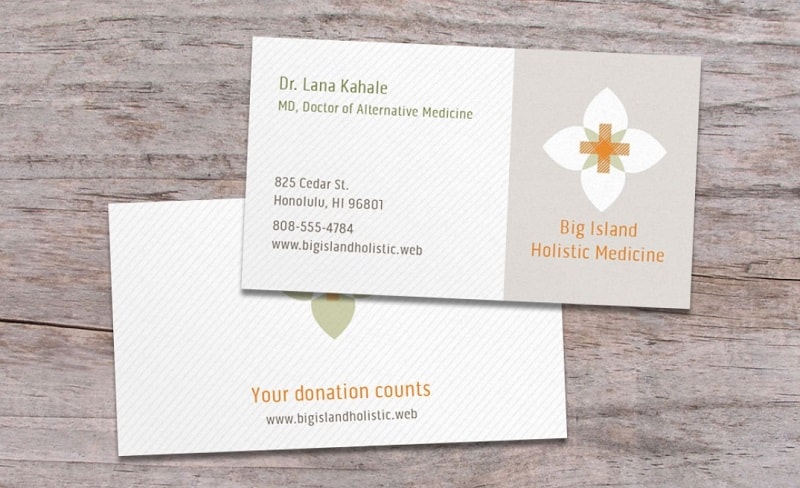 Name card dành cho bác sĩ - Mẫu số 1