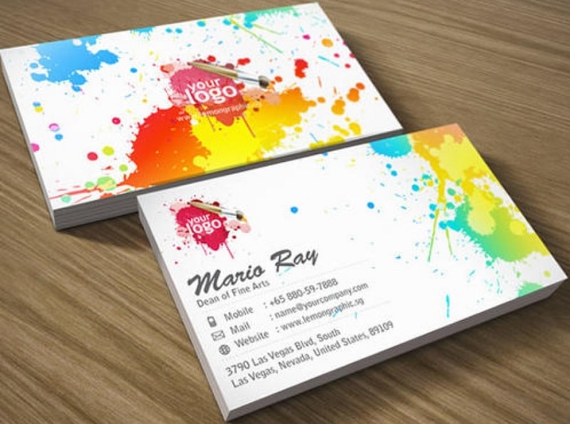 Name card dành cho Họa sĩ - Mẫu số 1