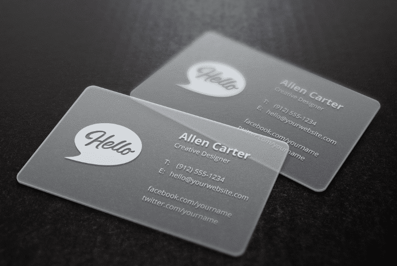 Mẫu danh thiếp 5