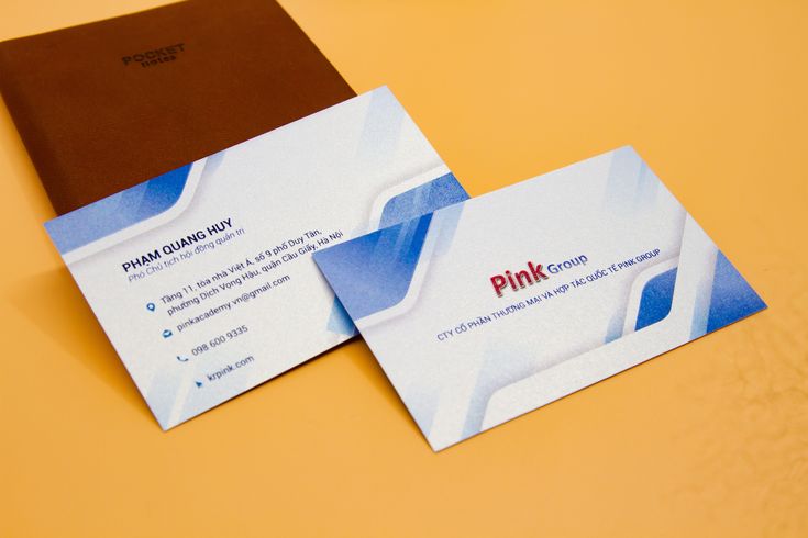 Name card dành cho chủ tịch - Mẫu số 1