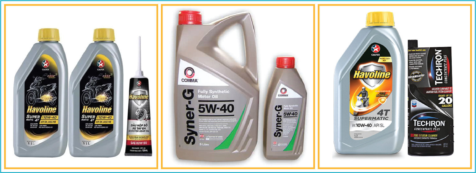 mẫu nhãn mác dán chai đựng dầu nhớt